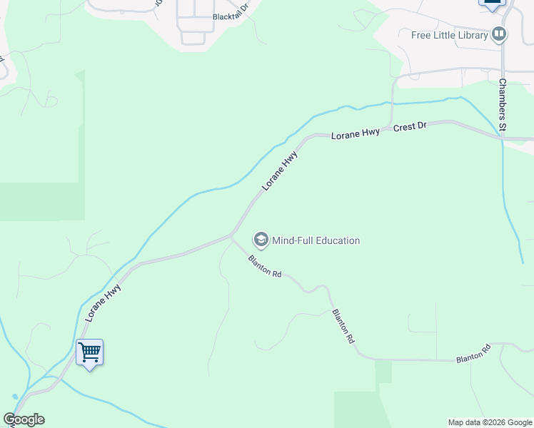 map of restaurants, bars, coffee shops, grocery stores, and more near 86585 Lorane Highway in Eugene