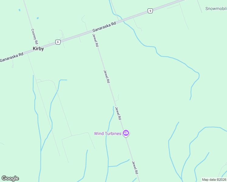 map of restaurants, bars, coffee shops, grocery stores, and more near 6595 Jewel Road in Clarington