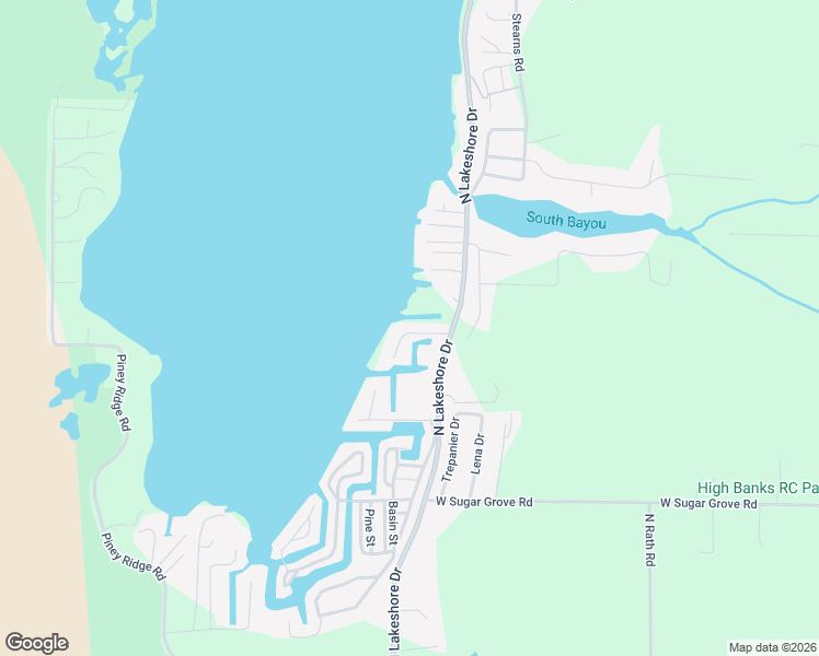 map of restaurants, bars, coffee shops, grocery stores, and more near 7137 West Dahlke Street in Ludington