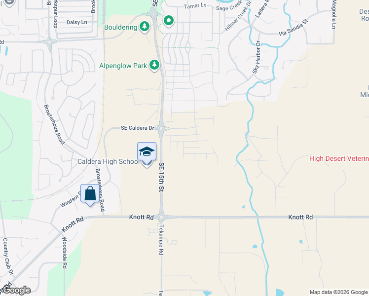 map of restaurants, bars, coffee shops, grocery stores, and more near 20841 SE Humber Lane in Bend