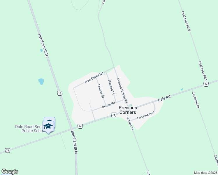 map of restaurants, bars, coffee shops, grocery stores, and more near 10 Theresa Street in Baltimore