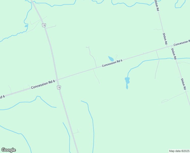 map of restaurants, bars, coffee shops, grocery stores, and more near 4561 Concession Road 6 in Newtonville