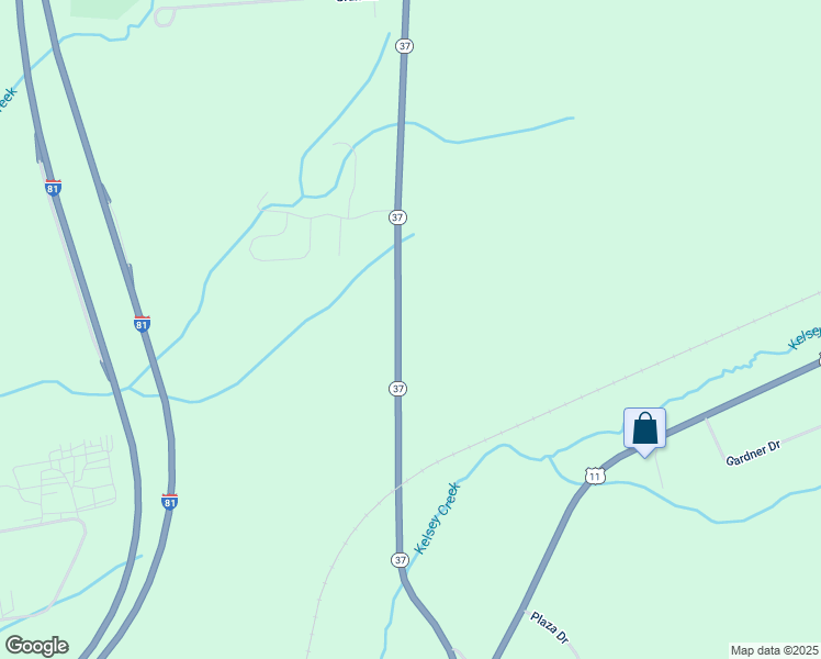 map of restaurants, bars, coffee shops, grocery stores, and more near 24008 New York 37 in Watertown