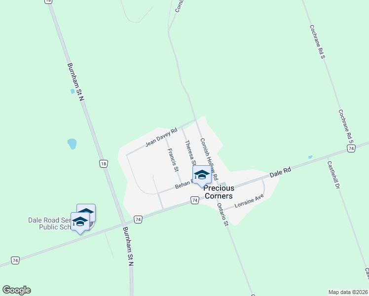 map of restaurants, bars, coffee shops, grocery stores, and more near 10 Theresa Street in Baltimore