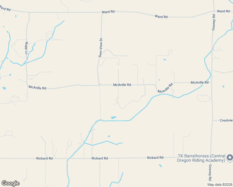 map of restaurants, bars, coffee shops, grocery stores, and more near 22311 McArdle Road in Bend