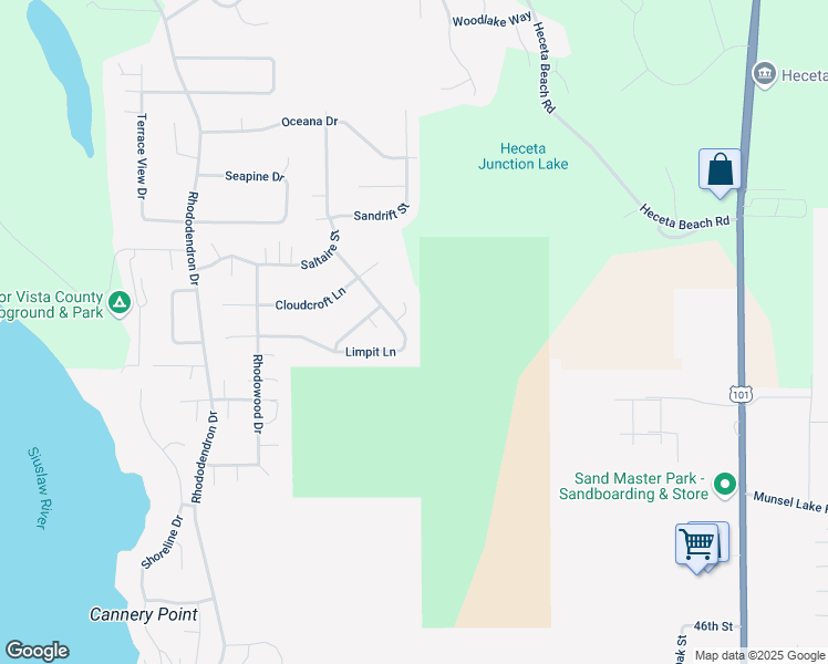 map of restaurants, bars, coffee shops, grocery stores, and more near 87792 Limpit Lane in Florence