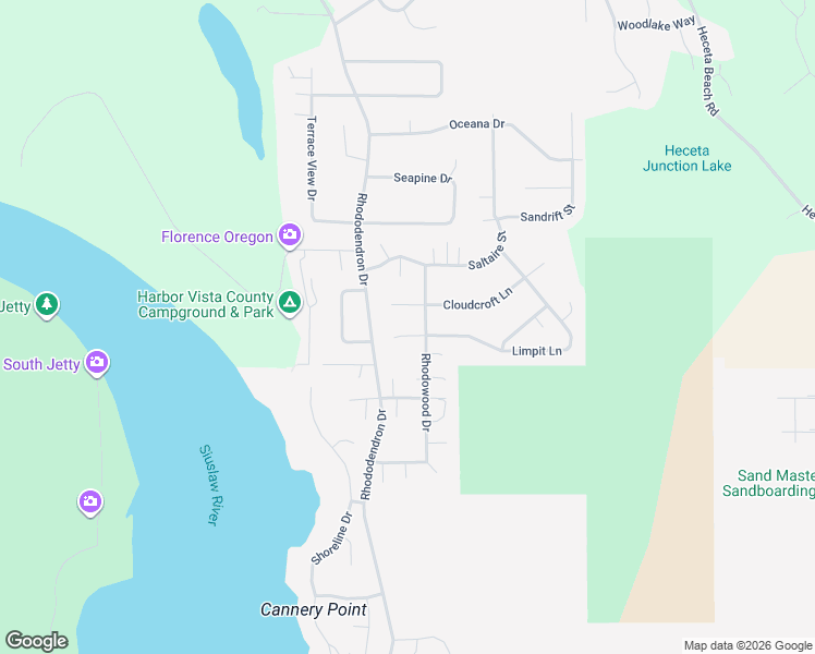 map of restaurants, bars, coffee shops, grocery stores, and more near 87909 Limpit Lane in Florence
