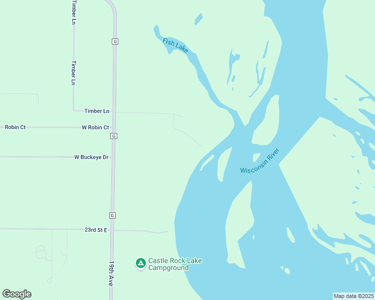 map of restaurants, bars, coffee shops, grocery stores, and more near 10294 County Road G in Necedah