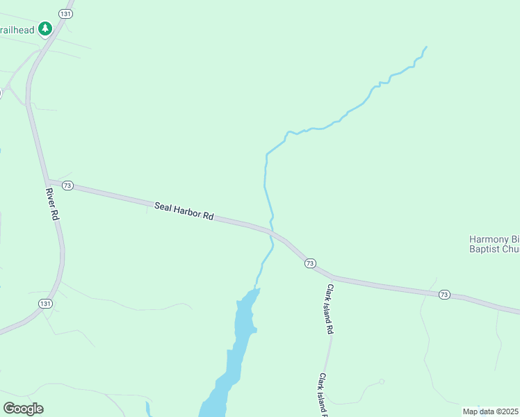 map of restaurants, bars, coffee shops, grocery stores, and more near 136 Seal Harbor Road in Saint George