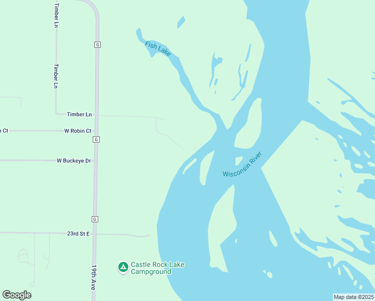 map of restaurants, bars, coffee shops, grocery stores, and more near 10294 County Road G in Necedah