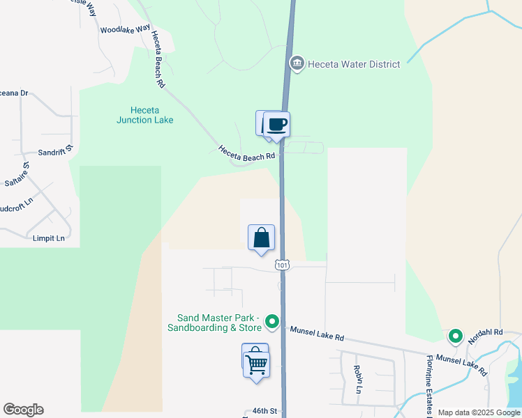 map of restaurants, bars, coffee shops, grocery stores, and more near 87678 U.S. 101 in Florence