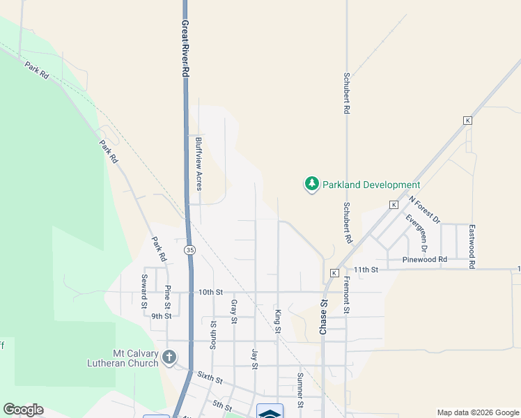 map of restaurants, bars, coffee shops, grocery stores, and more near 13120 Jay Street in Trempealeau