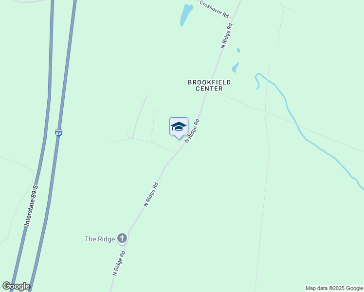 map of restaurants, bars, coffee shops, grocery stores, and more near Ridge Road in Brookfield