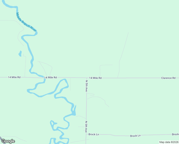 map of restaurants, bars, coffee shops, grocery stores, and more near 492 14 Mile Road in Marion