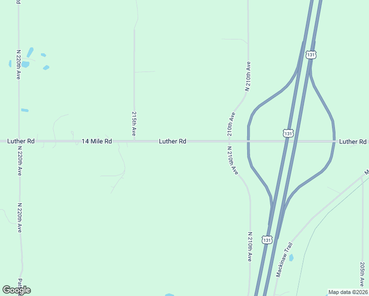 map of restaurants, bars, coffee shops, grocery stores, and more near 21401 14 Mile Road in Le Roy