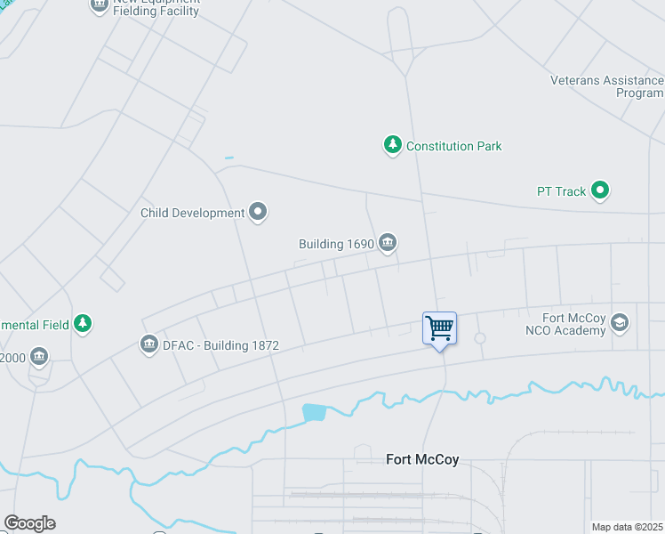 map of restaurants, bars, coffee shops, grocery stores, and more near 1654 South 11th Avenue in Fort McCoy