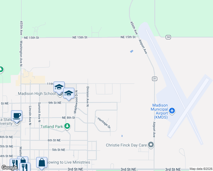 map of restaurants, bars, coffee shops, grocery stores, and more near 1120 Cypress Avenue in Madison