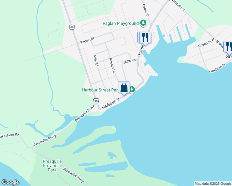 map of restaurants, bars, coffee shops, grocery stores, and more near 51 Mills Road in Brighton