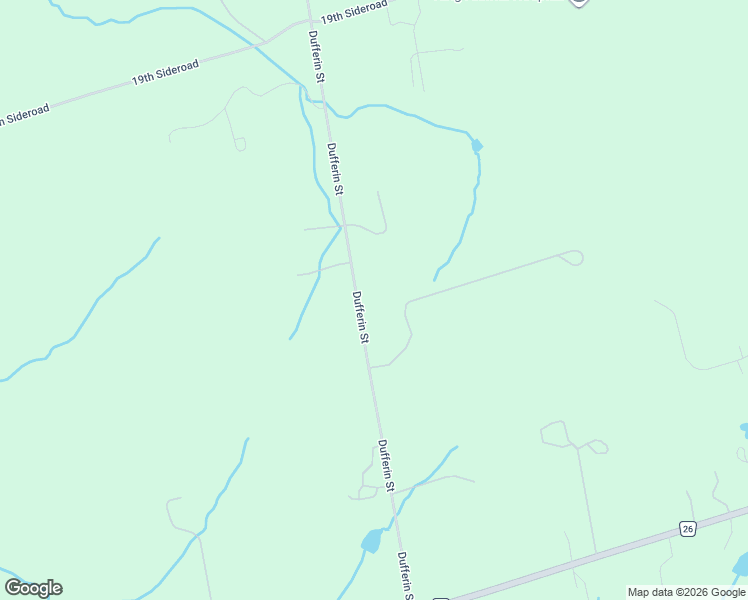 map of restaurants, bars, coffee shops, grocery stores, and more near 16401 Dufferin Street in King City