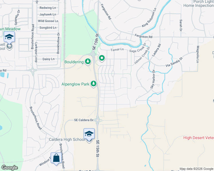 map of restaurants, bars, coffee shops, grocery stores, and more near 61050 Southeast Sydney Harbor Drive in Bend