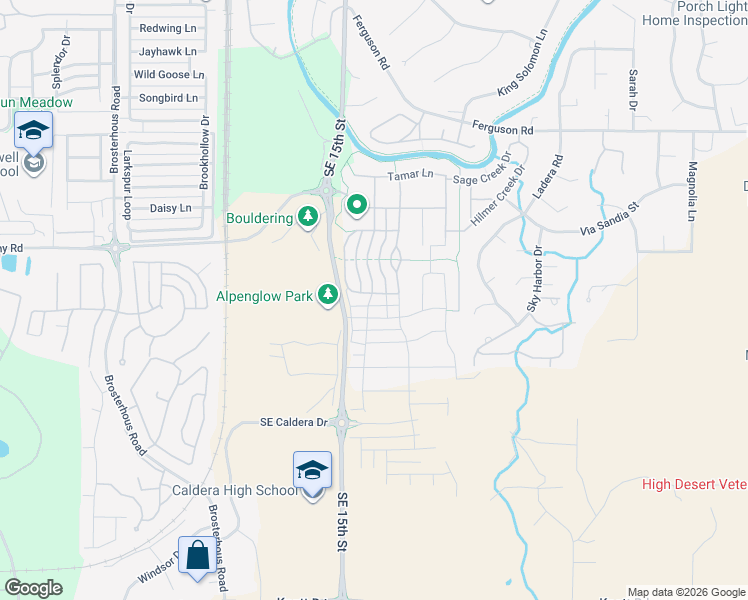 map of restaurants, bars, coffee shops, grocery stores, and more near 61050 Southeast Sydney Harbor Drive in Bend
