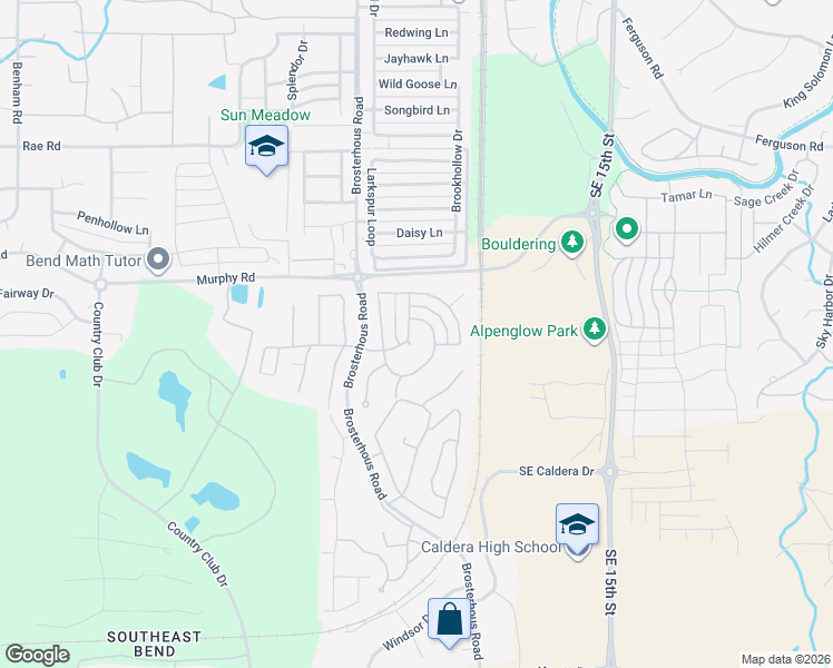map of restaurants, bars, coffee shops, grocery stores, and more near 61054 Southeast Marble Mountain Lane Bend in Bend