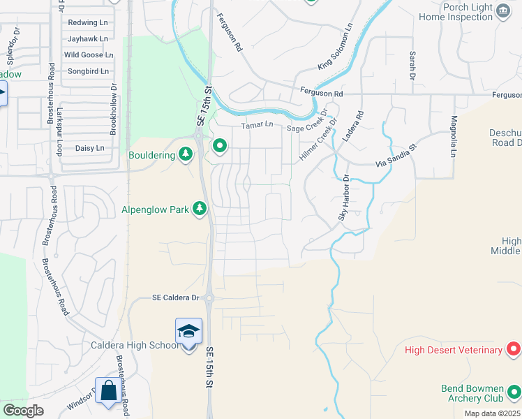 map of restaurants, bars, coffee shops, grocery stores, and more near 61116 Southeast Stari Most Loop in Bend