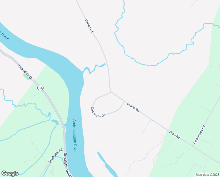 map of restaurants, bars, coffee shops, grocery stores, and more near 306 Cotton Road in Lewiston