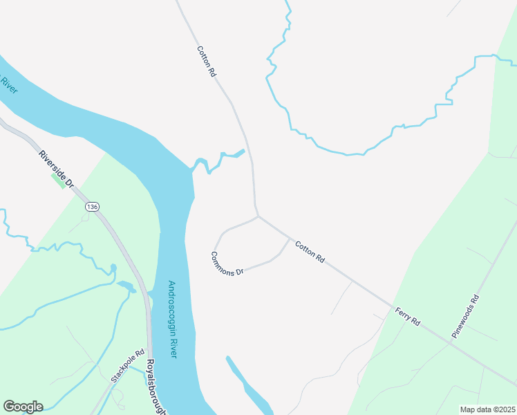 map of restaurants, bars, coffee shops, grocery stores, and more near 306 Cotton Road in Lewiston