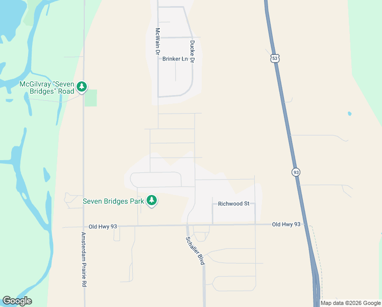 map of restaurants, bars, coffee shops, grocery stores, and more near 3302 Horton Street in Holmen