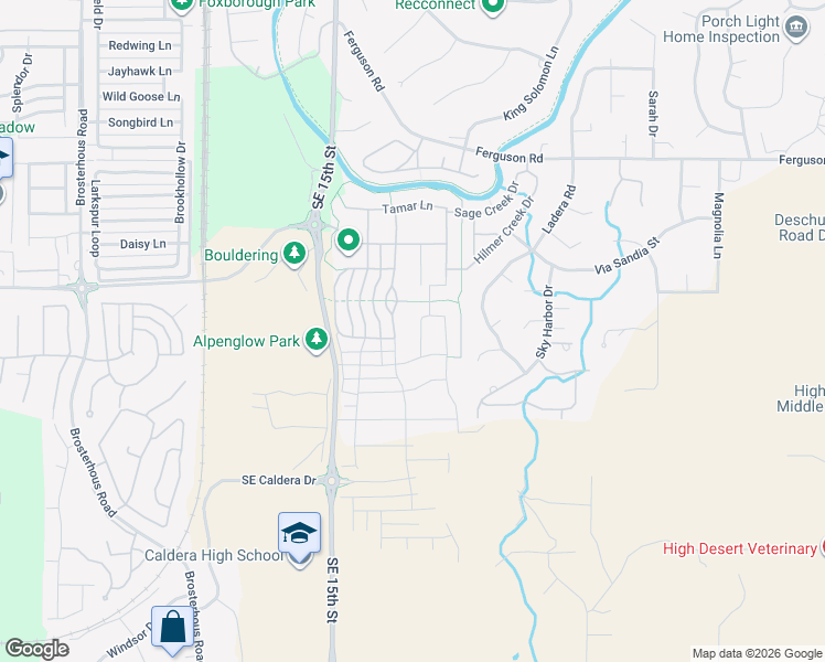 map of restaurants, bars, coffee shops, grocery stores, and more near 61116 Southeast Stari Most Loop in Bend
