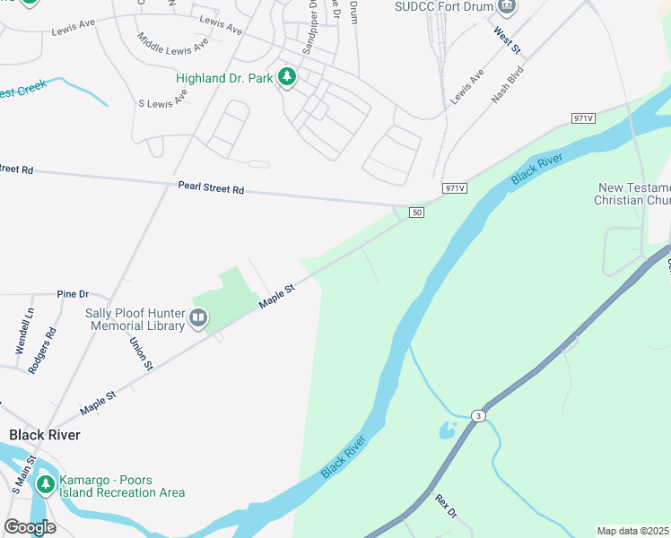 map of restaurants, bars, coffee shops, grocery stores, and more near 29538 Maple Street in Black River