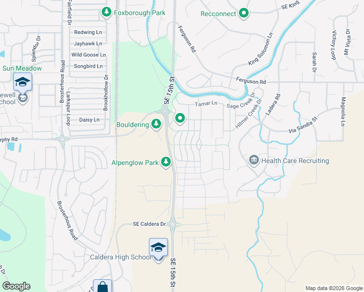 map of restaurants, bars, coffee shops, grocery stores, and more near 20856 Sotra Loop in Bend