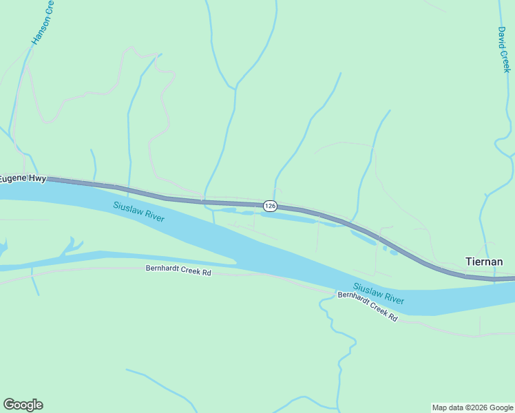 map of restaurants, bars, coffee shops, grocery stores, and more near 9172 Florence-Eugene Highway in Mapleton