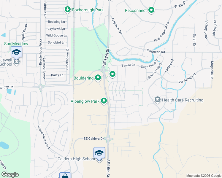 map of restaurants, bars, coffee shops, grocery stores, and more near 20856 Sotra Loop in Bend
