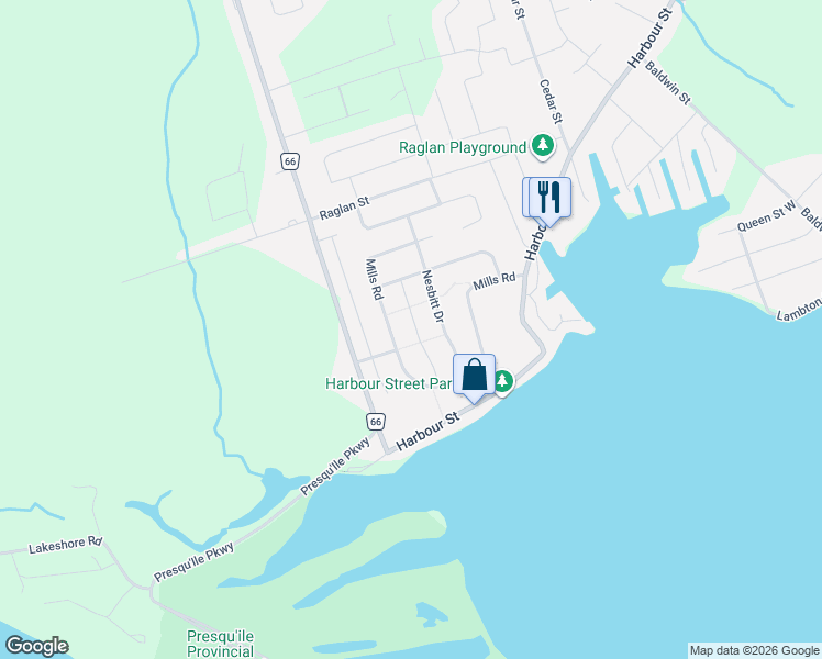 map of restaurants, bars, coffee shops, grocery stores, and more near 20 Lockwood Drive in Brighton