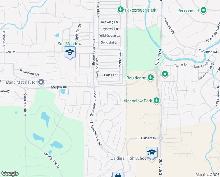 map of restaurants, bars, coffee shops, grocery stores, and more near 20636 Cougar Peak Drive in Bend
