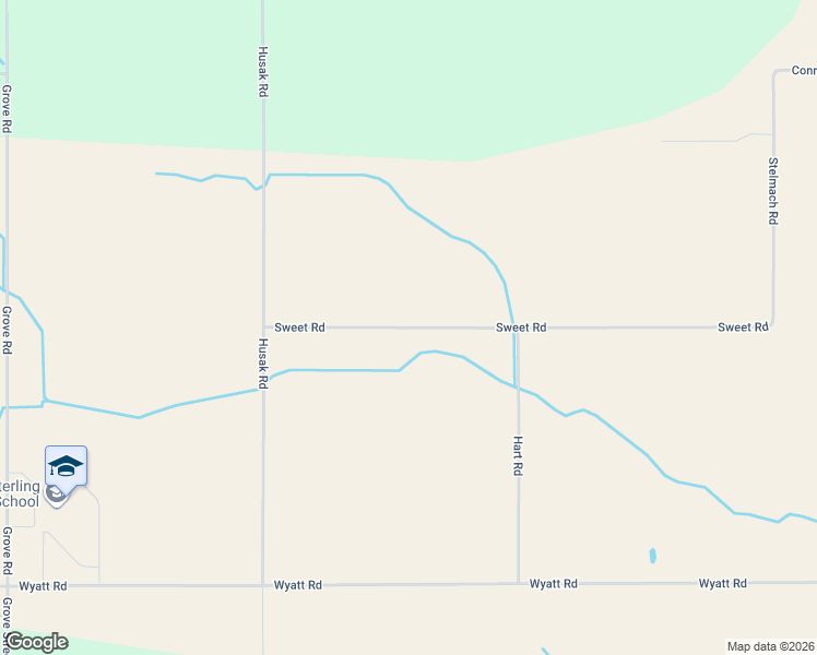 map of restaurants, bars, coffee shops, grocery stores, and more near 3352 Sweet Road in Standish