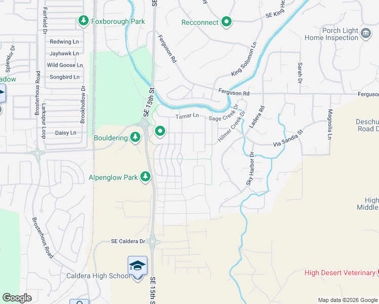 map of restaurants, bars, coffee shops, grocery stores, and more near 61072 Manhae Loop in Bend