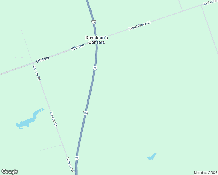 map of restaurants, bars, coffee shops, grocery stores, and more near 4193 Highway 28 in Port Hope