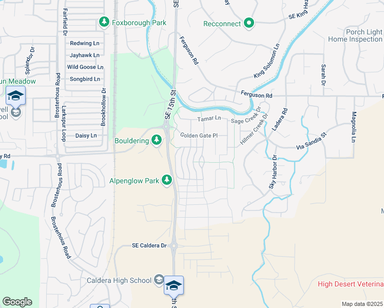 map of restaurants, bars, coffee shops, grocery stores, and more near 61110 Southeast Sydney Harbor Drive in Bend