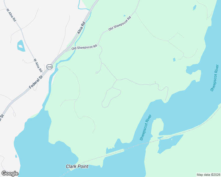 map of restaurants, bars, coffee shops, grocery stores, and more near 5 Ice Pond Lane in Wiscasset
