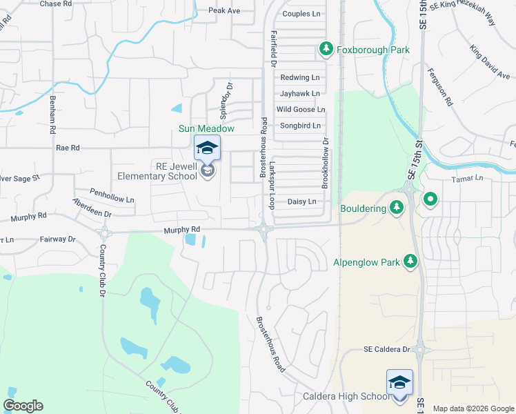 map of restaurants, bars, coffee shops, grocery stores, and more near 20578 Goldenrod Lane in Bend