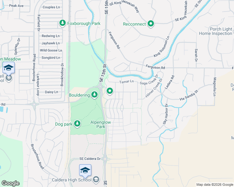map of restaurants, bars, coffee shops, grocery stores, and more near 61156 Southeast Sydney Harbor Drive in Bend