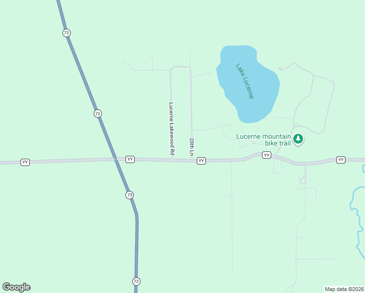map of restaurants, bars, coffee shops, grocery stores, and more near N1135 20th Lane in Neshkoro
