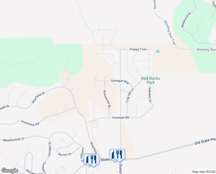 map of restaurants, bars, coffee shops, grocery stores, and more near 6616 Kennemer Dr in Rapid City