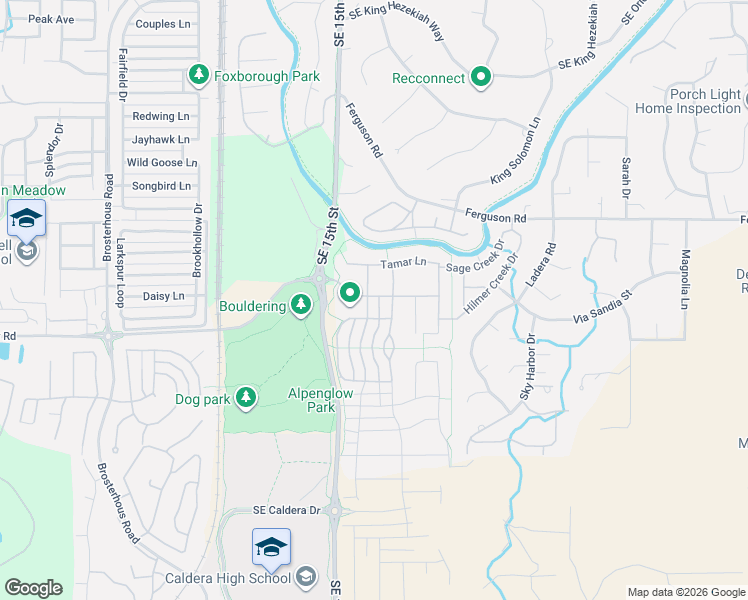 map of restaurants, bars, coffee shops, grocery stores, and more near 61156 Southeast Sydney Harbor Drive in Bend