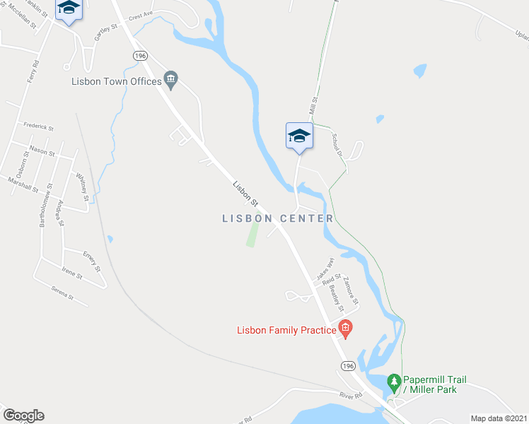 map of restaurants, bars, coffee shops, grocery stores, and more near Lisbon Street in Lisbon