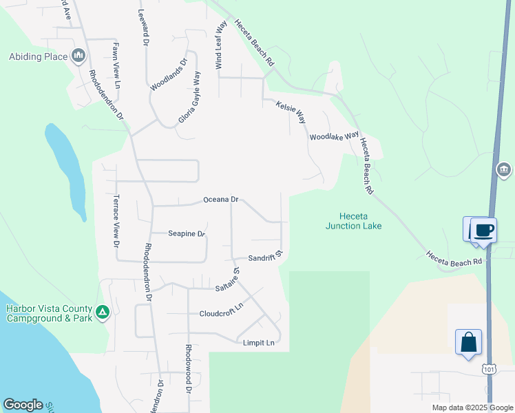 map of restaurants, bars, coffee shops, grocery stores, and more near 4933 Oceana Drive in Florence