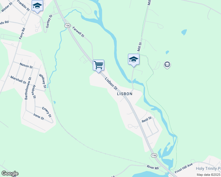 map of restaurants, bars, coffee shops, grocery stores, and more near 98 Barbie Lane in Lisbon
